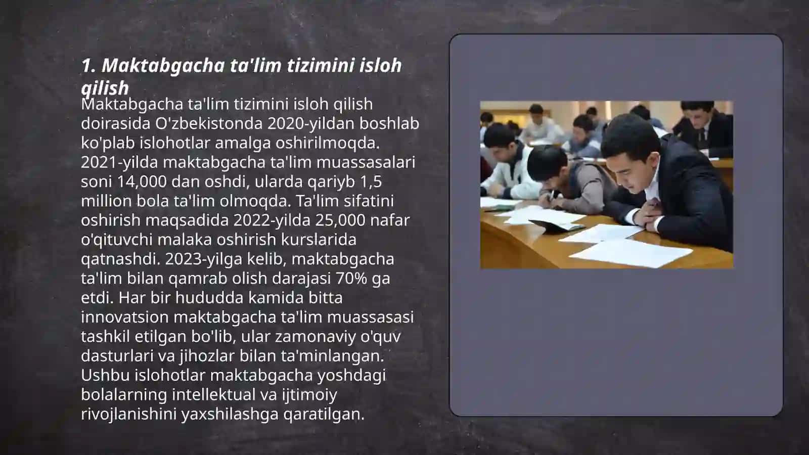 O'zbekiston Respublikasi Prezidentining Maktabgacha ta'limga doir farmon, qaror va farmoyishlari 3