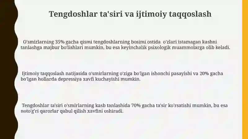 Ilk o'spirinlikda kasbga yo'naltirishning psixologik muammmolari 3