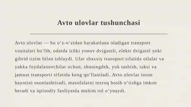 Avtoulovlar 3