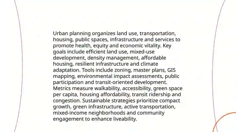 Urban Planning 3