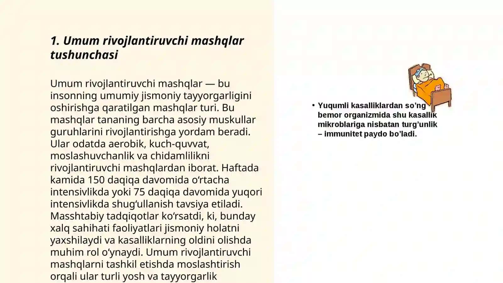 Shuğullanuvchilar organizmida umum rivojlantiruvchi mashqlar tasiri 3