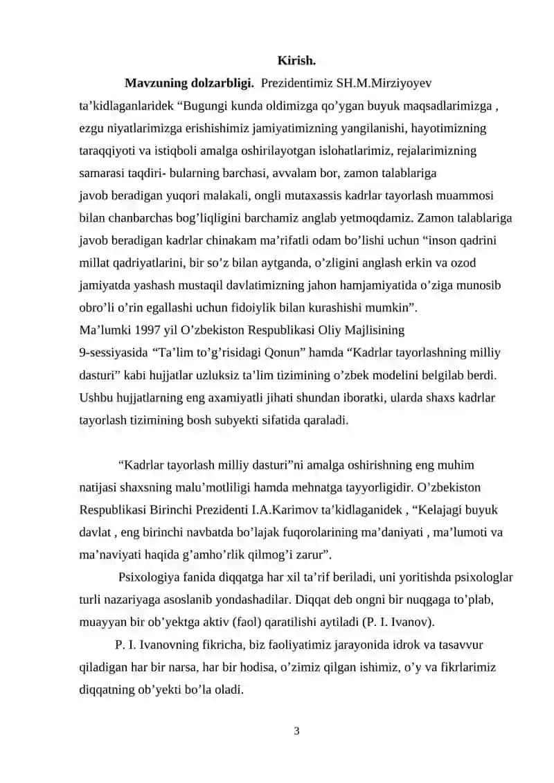 Amaliy Psixologiya - Diqqatning Xususiyatlari 3