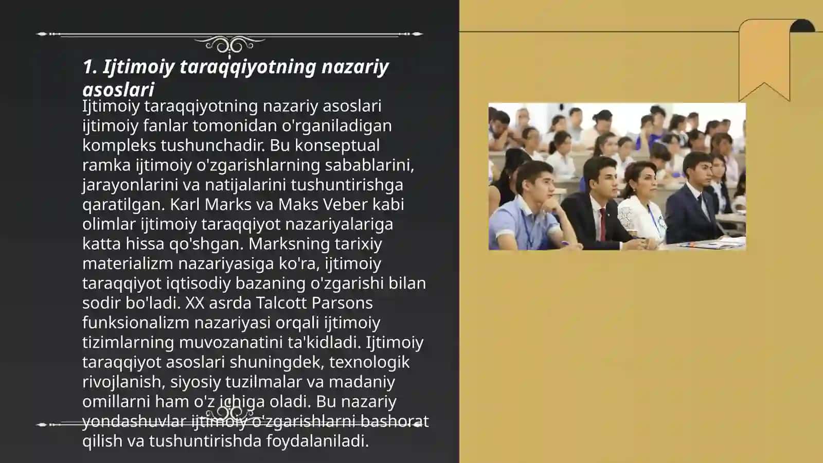 Ijtimoiy taraqqiyot sotsiologiyasi 3