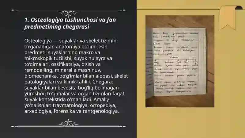 Osteologiyaga kirish va uning ahamiyati 3