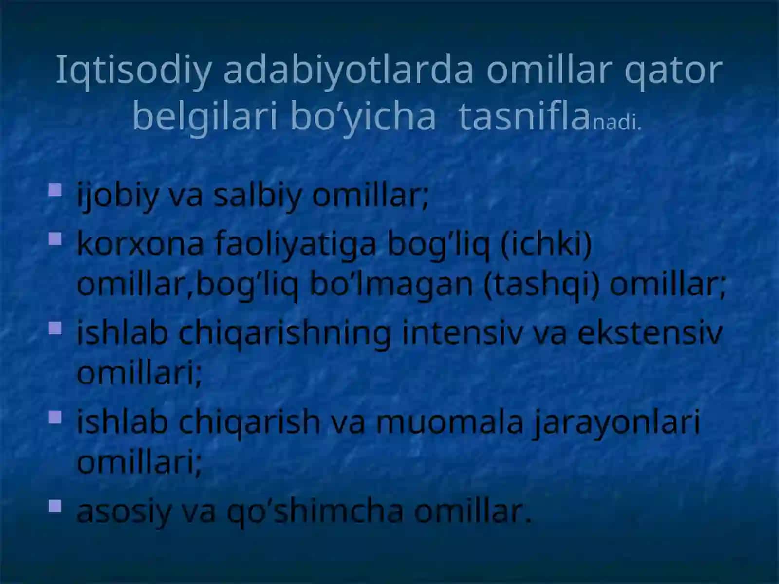 Iqtisodiy tahlilning metodi va unda qo‘llaniladigan an’anaviy usullar 3