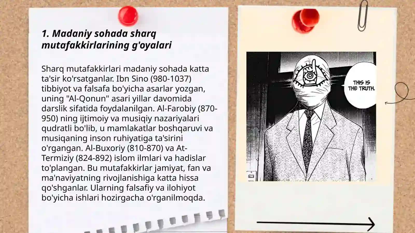 Madaniy sohada sharq mutafakkirlarining falsafiy qarashlari 3