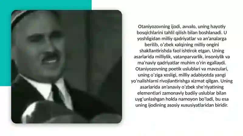 KOMIJON OTANIYOZOV HAYOTI VA IJODI 3