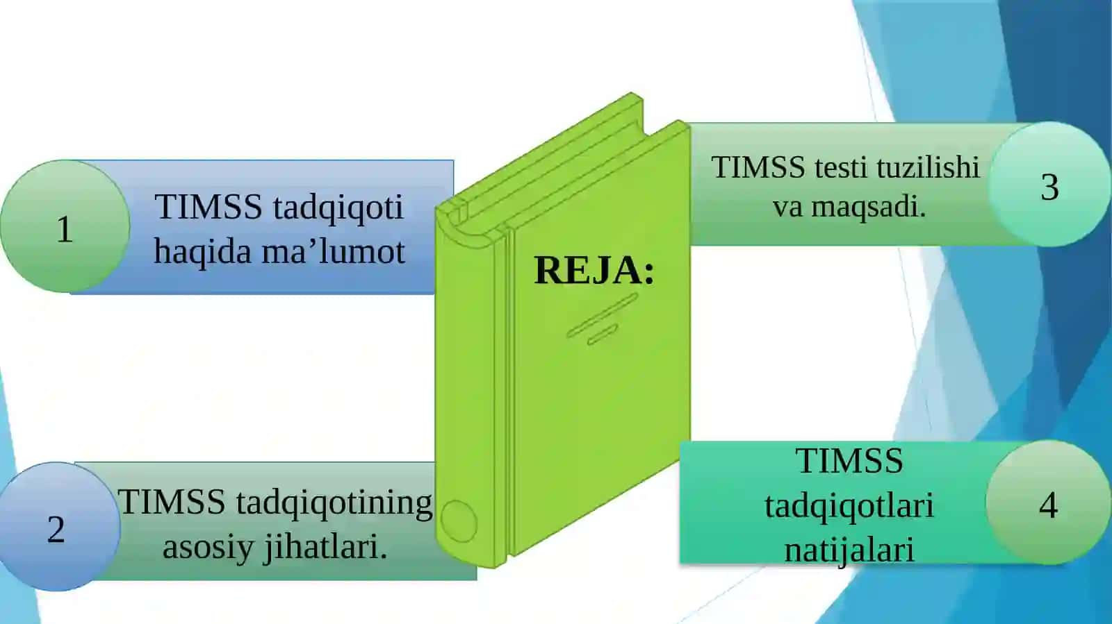TIMSS xalqaro baholash dasturining mazmuni va mohiyati 3