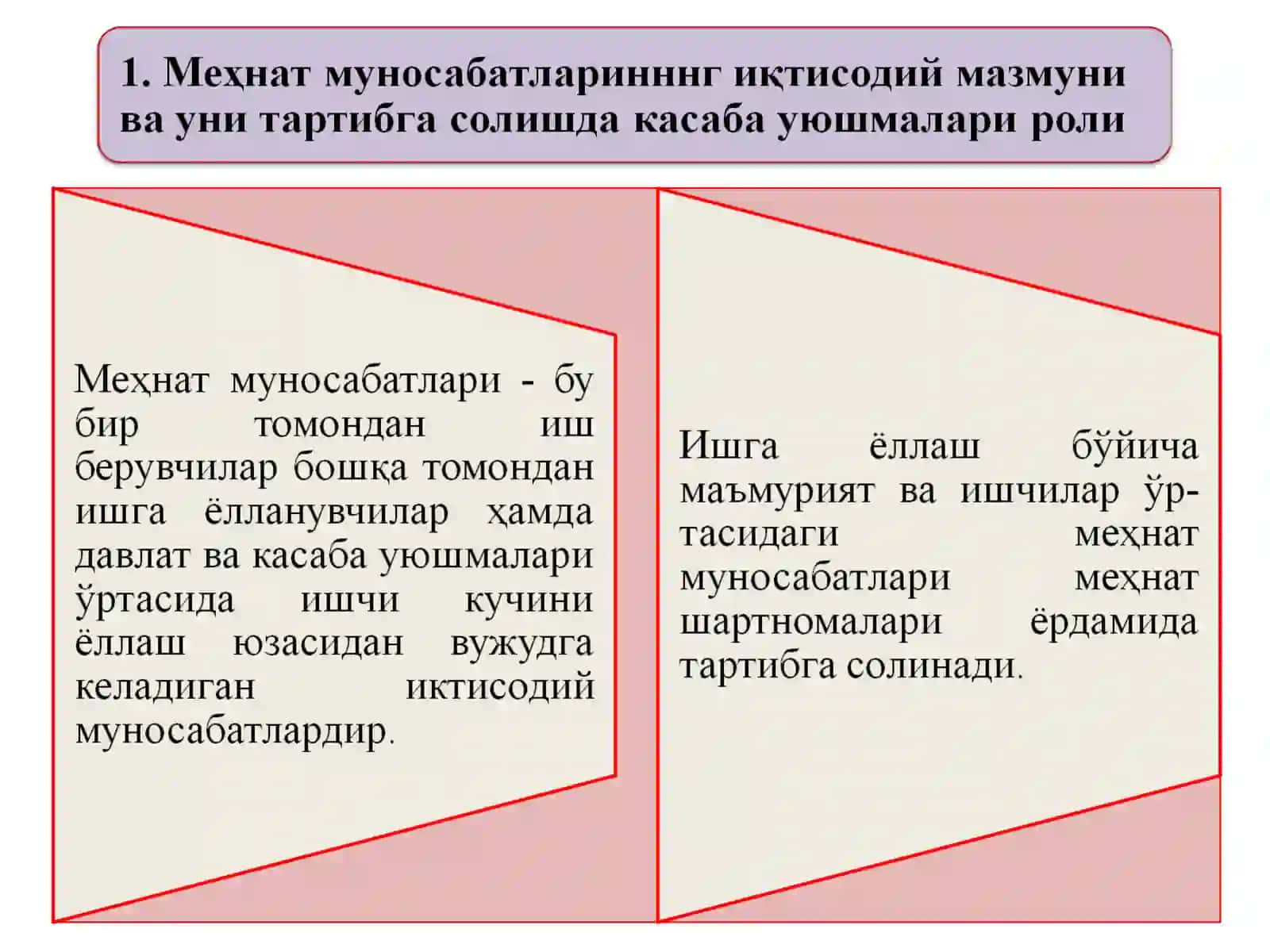 Омилли даромадлар ва иш хақининг шаклланиши. Ишчи кучи бозори ва бандлик 3
