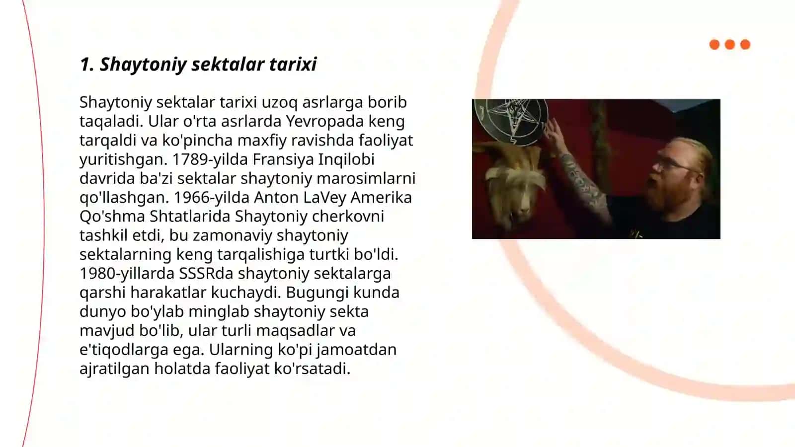 Shaytoniy sektalar tarixi 3