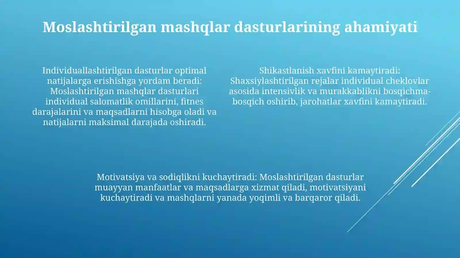 Bo'Lajak Kasbiy Faoliyatiga Bog'Liq Jismoniy Mashiqlardan Iborat Individual Dasturlar 3