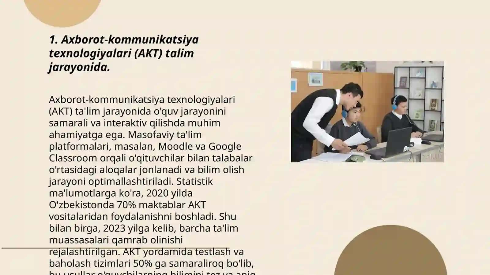 Axborot komunikatsiya va ularni talim jarayonida qòllanilishining didaktik imkoniyatlari 3