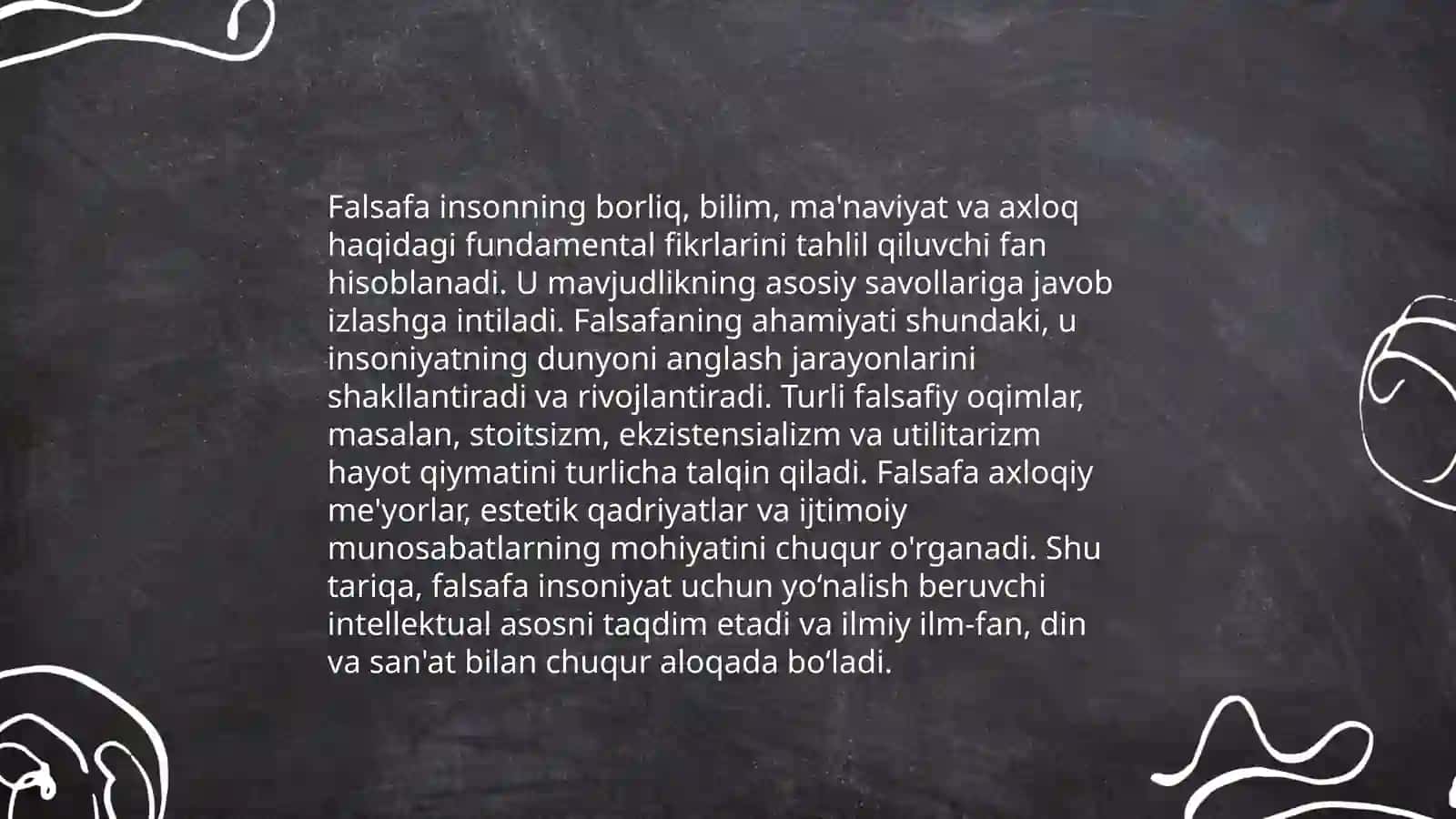 Falsafa va uning jamiyat hayotidagi oʻrni 3