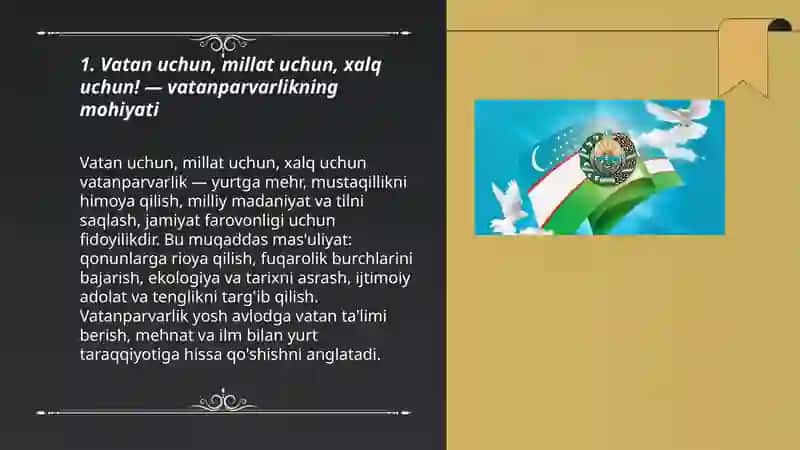 Vatan uchun, millat uchun, xalq uchun! 3