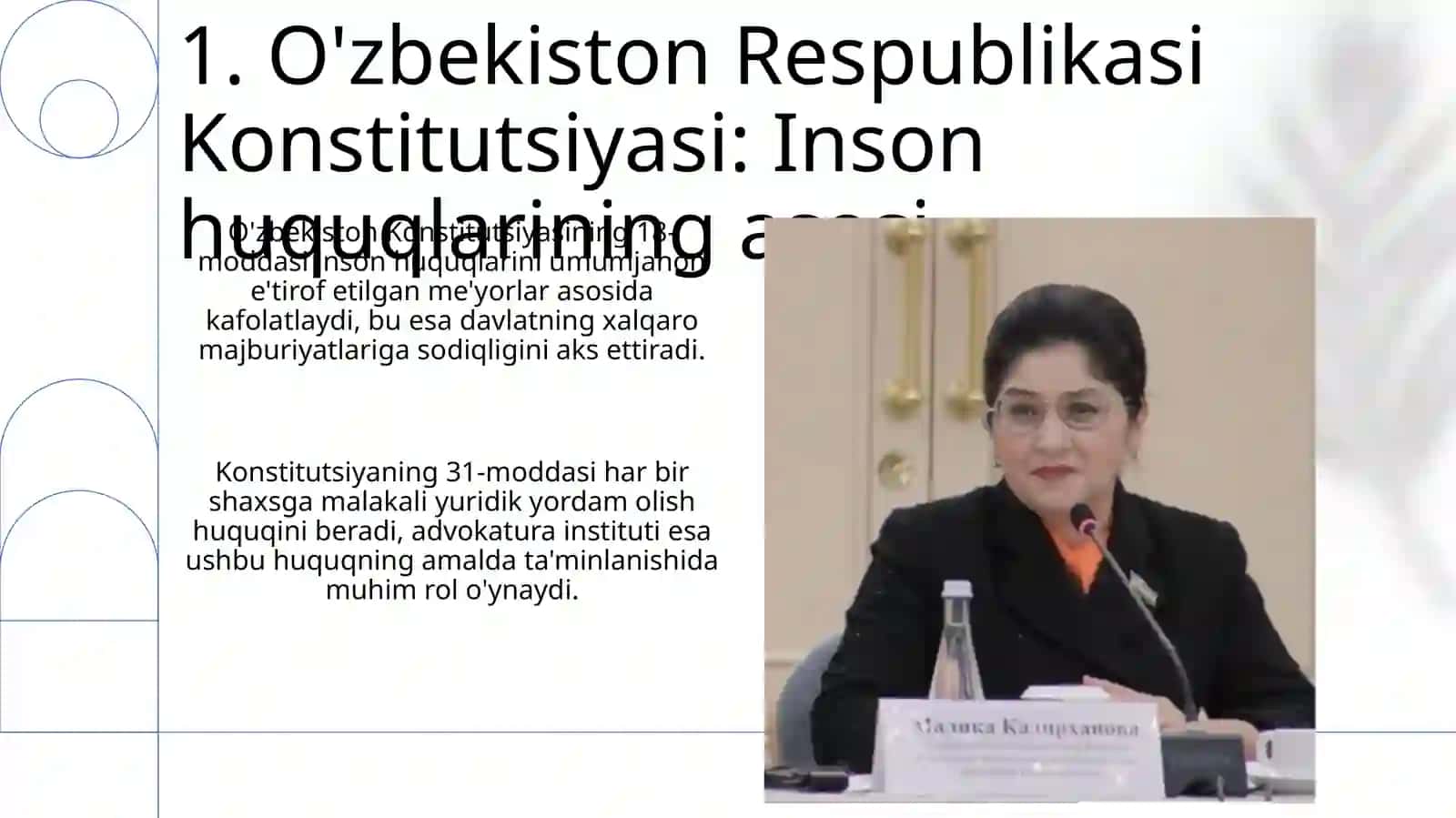 O'zbekiston Respublikasi Konstitutsiyasi Inson Huquqlarining Asosi 3