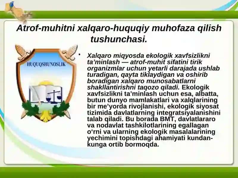 Atrof-muhitni xalqaro-huquqiy muhofaza qilish tushunchasi 3