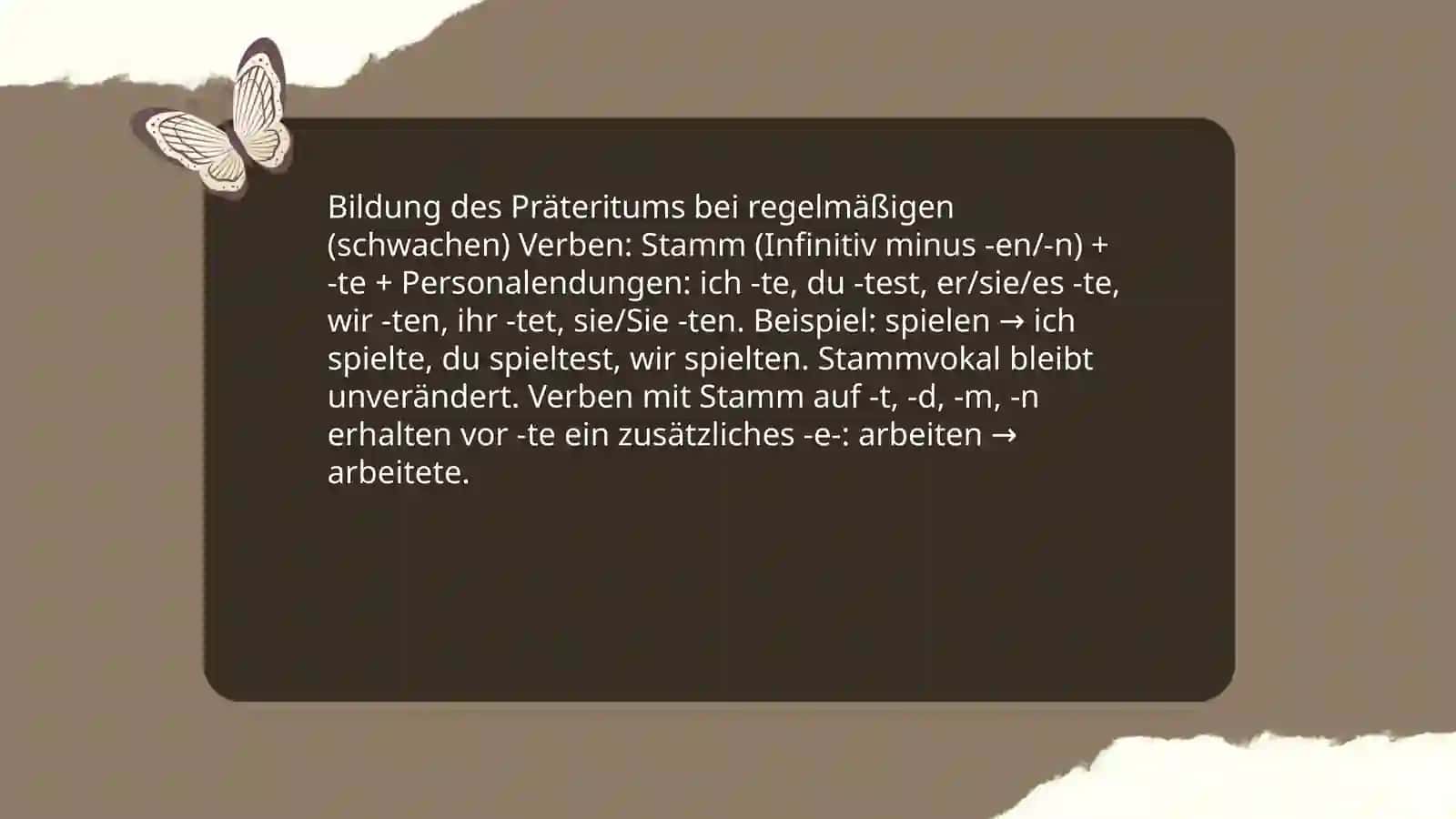 Präteritum 3
