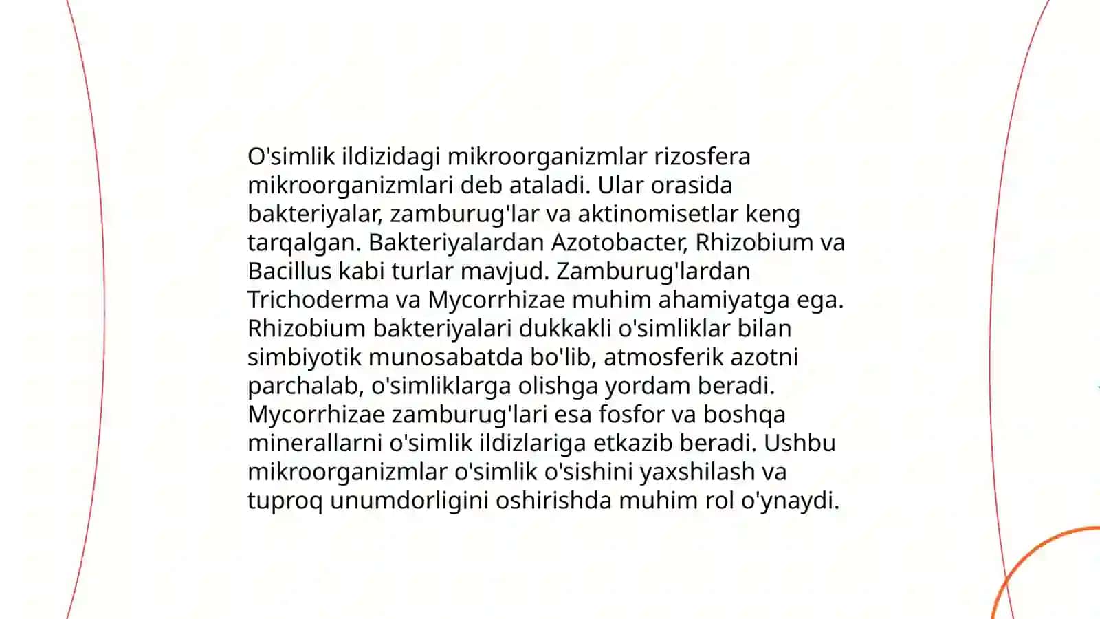 O'simlik ildizidagi mikroorganizimlar va ularning ahamiyati 3
