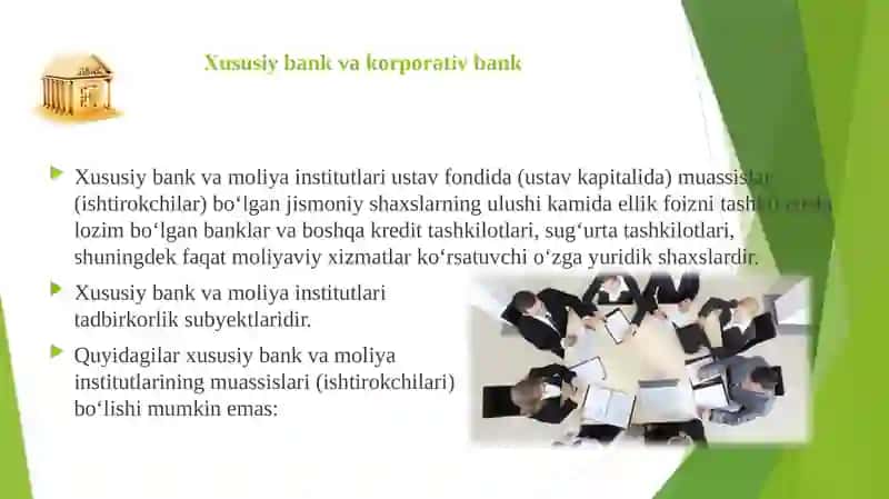 Xususiy bank va korporativ bank 3