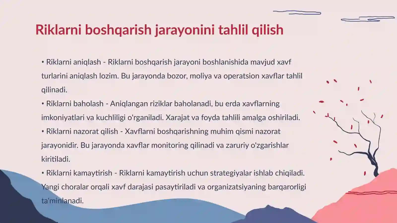 Riklarni boshqarish va uning korxona faoliyati samaradorligini oʻshirishdagi oʻrni 3