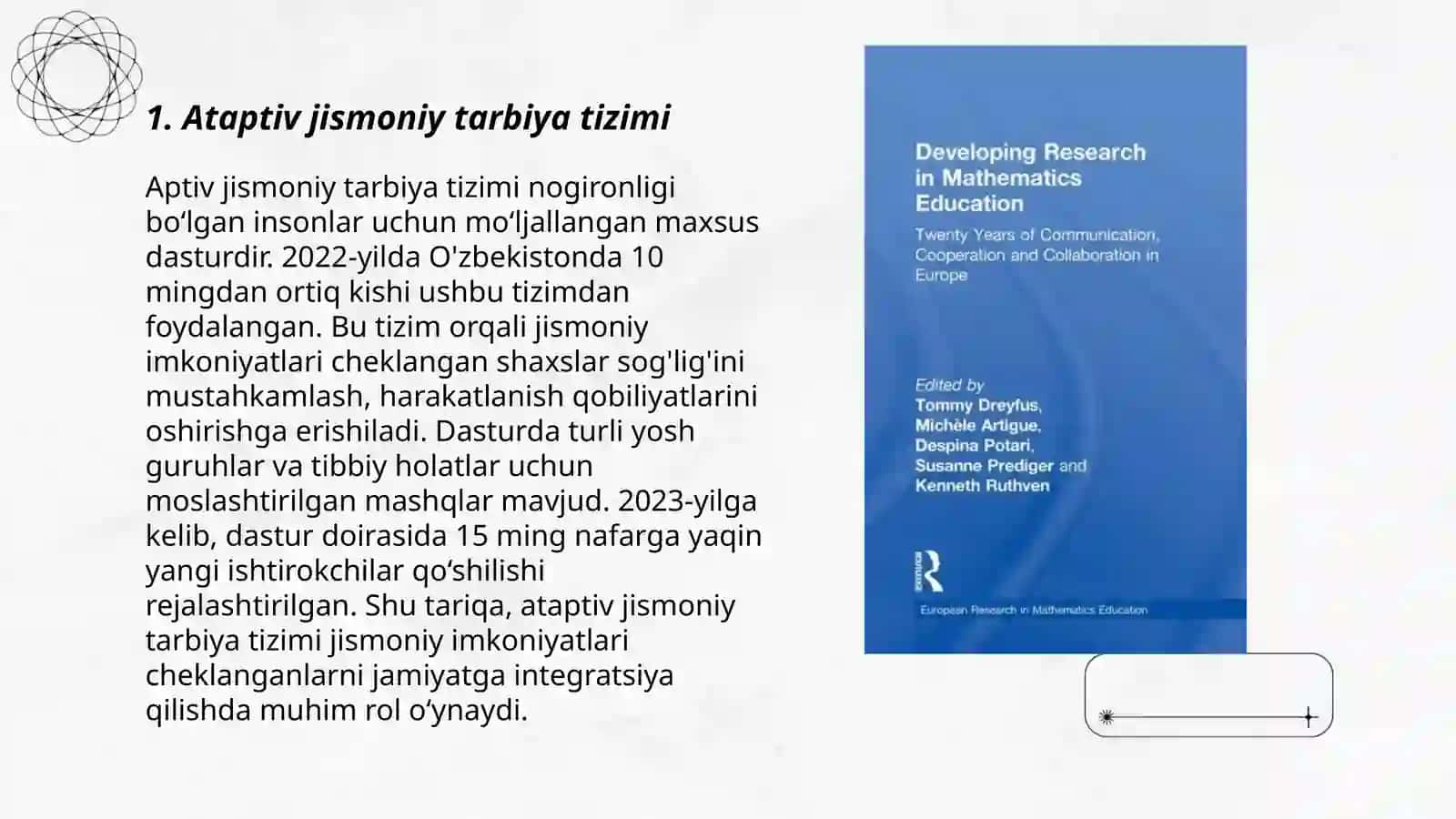 Ataptiv jismoniy tarbiya va nogironligi bo‘lgan shaxslarning ijtimoiy haq huquqlari 3