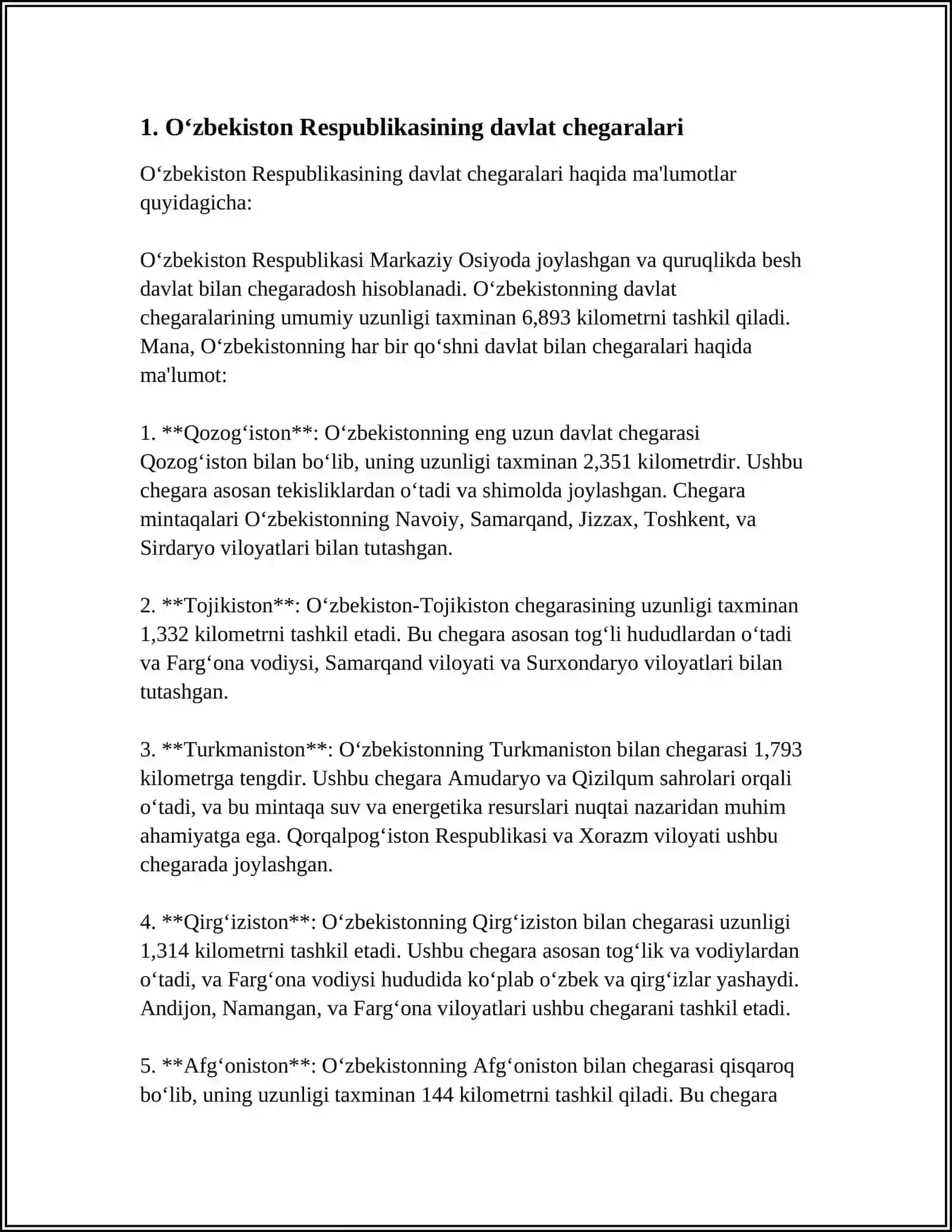 OʻZBEKISTON RESPUBLIKASINING MAʼMURIY VA HUDUDIY TUZILISHI 3