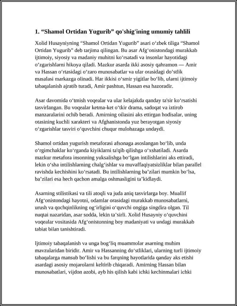 XOLID HUSAYNIY – “SHAMOL ORTIDAN YUGURIB” 3