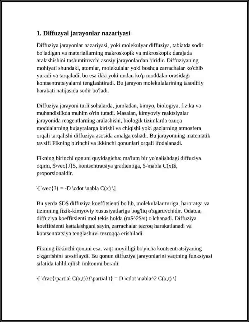 DIFFUZYALI VA KOMBINATSION MODELLAR 3