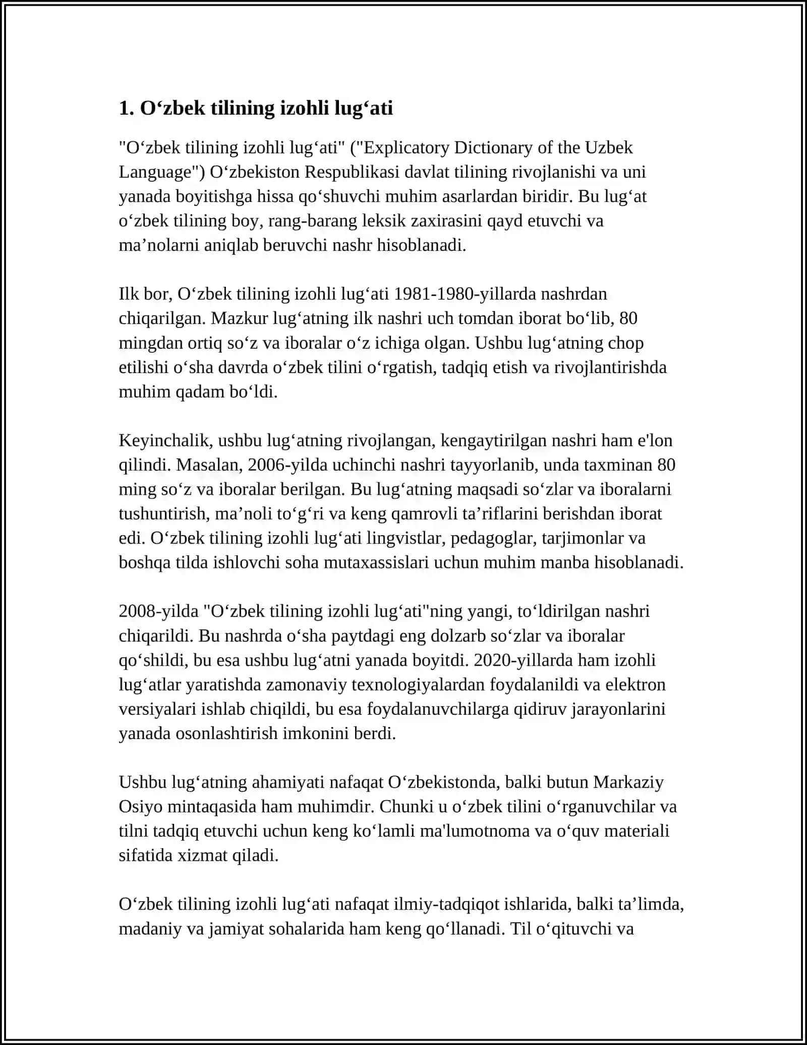 Oʻzbek tilining izohli lugʻati 3