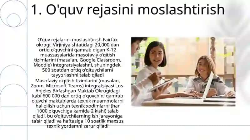 O'quv rejalarini moslashtirish 3