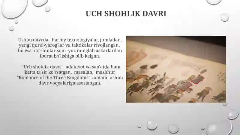 Uch shohlik davri 3