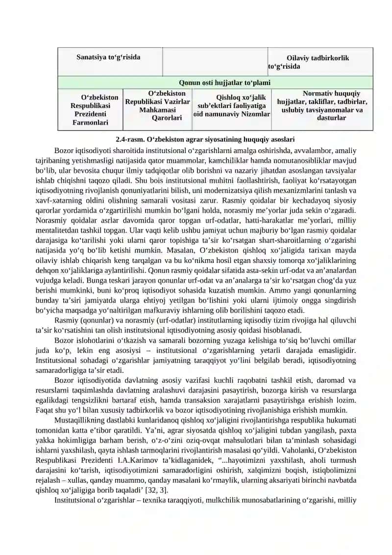 Agrar iqtisodiyotda institutsional siyosat 3