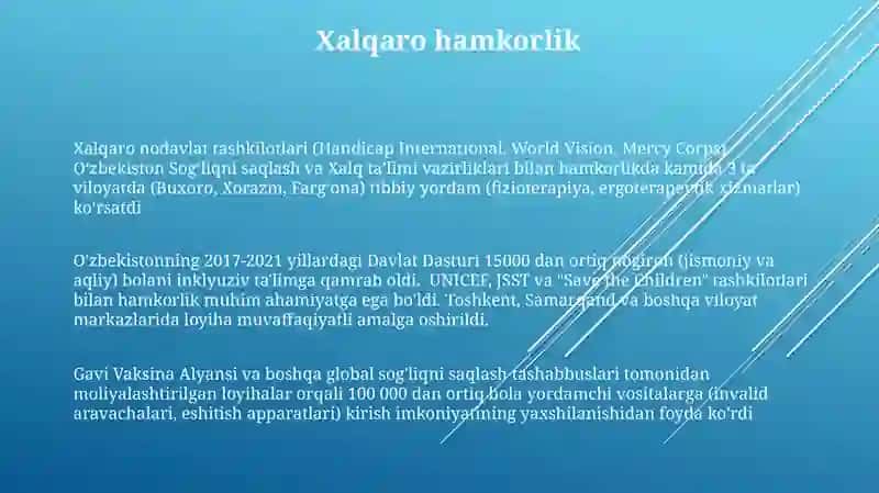 Nogironlikning tarqalishi va turlari 3
