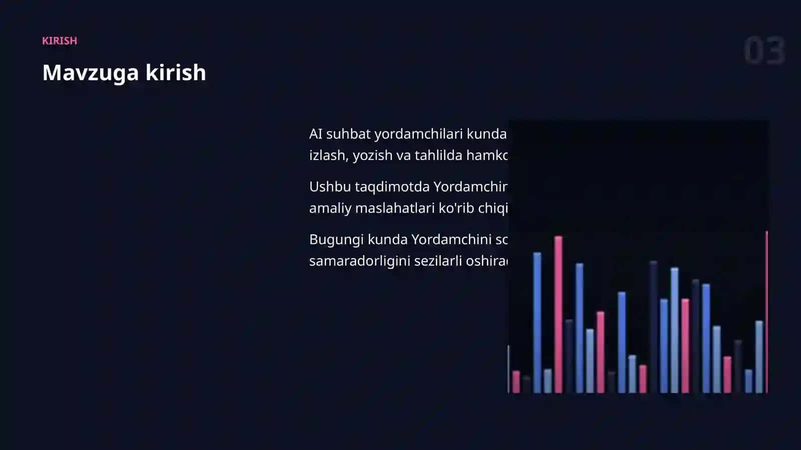 AI SUHBAT YORDAMCHILARI 3