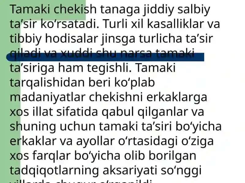 Tamaki mahsulotlarining inson organizmiga salbiy ta’sirlari 3