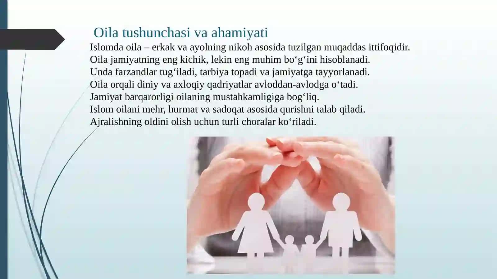 Islomhuquqshunosligidaoila,nikoh,taloq,idda,zihortushunchalariningta’rifi 3