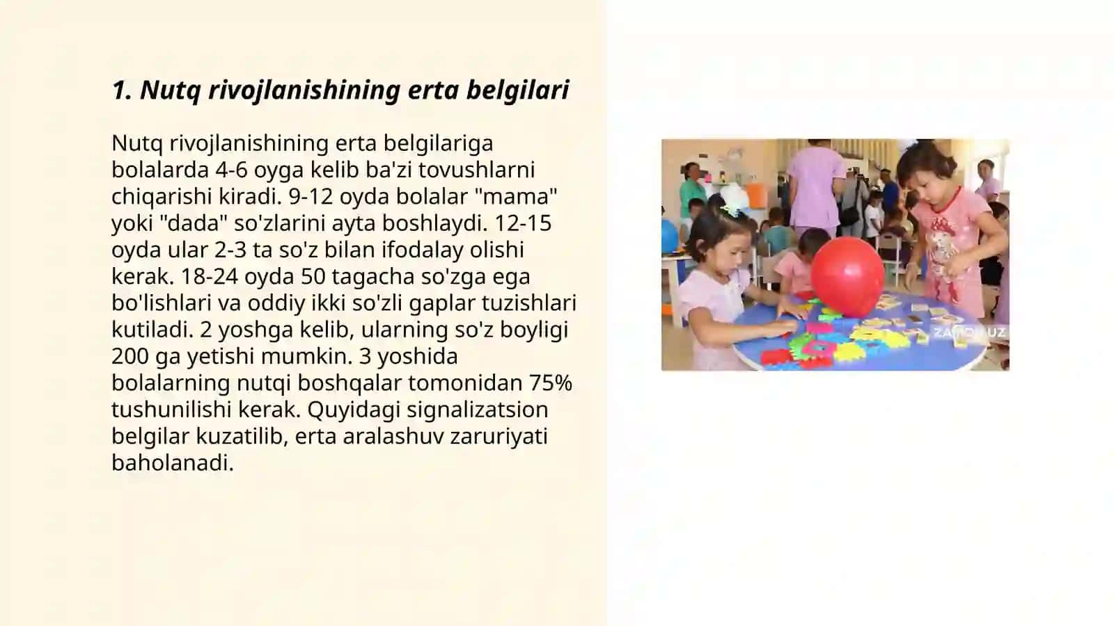 Maktabgacha yoshdagi nutqida kamchiligi bòlgan bolalarning faoliyat xususiyatlari 3