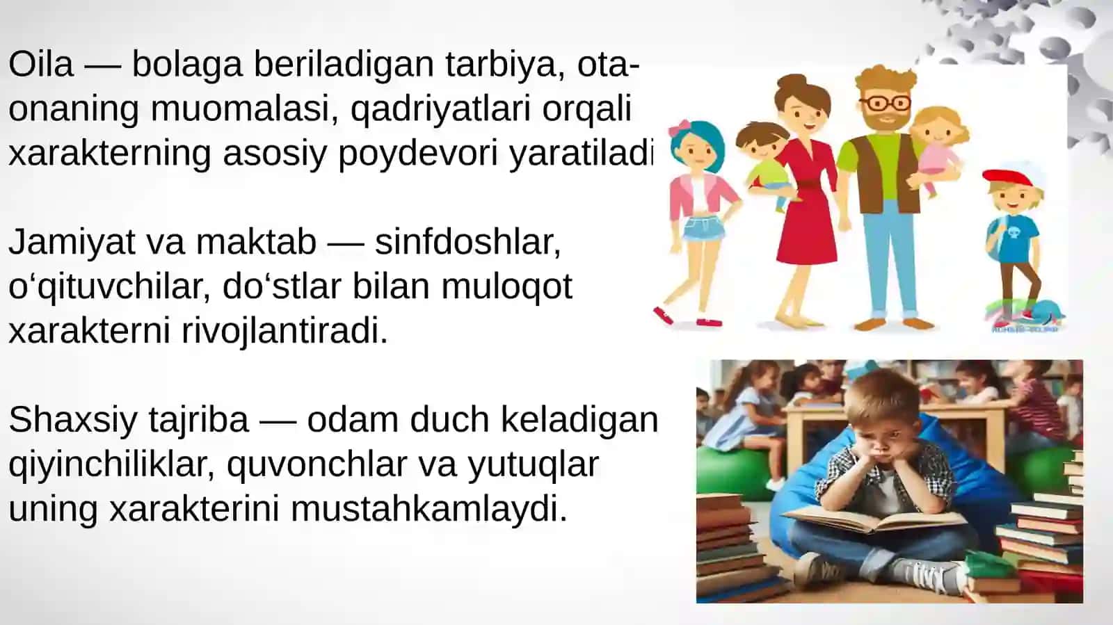 Xarakterning shakllanishi.Xarater aksentuatsiyasi 3