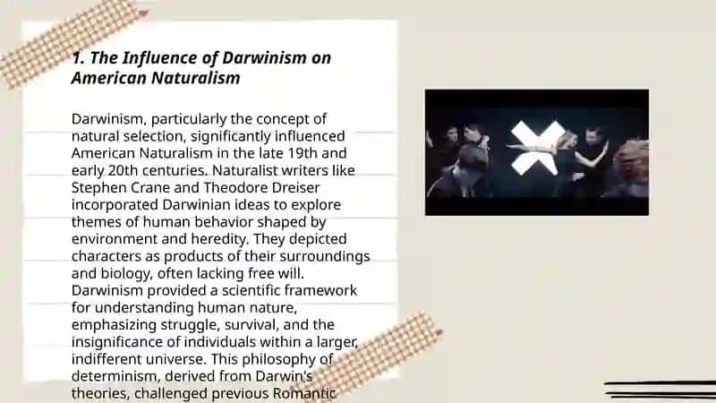 Naturalism in American literature for the next seminar 3