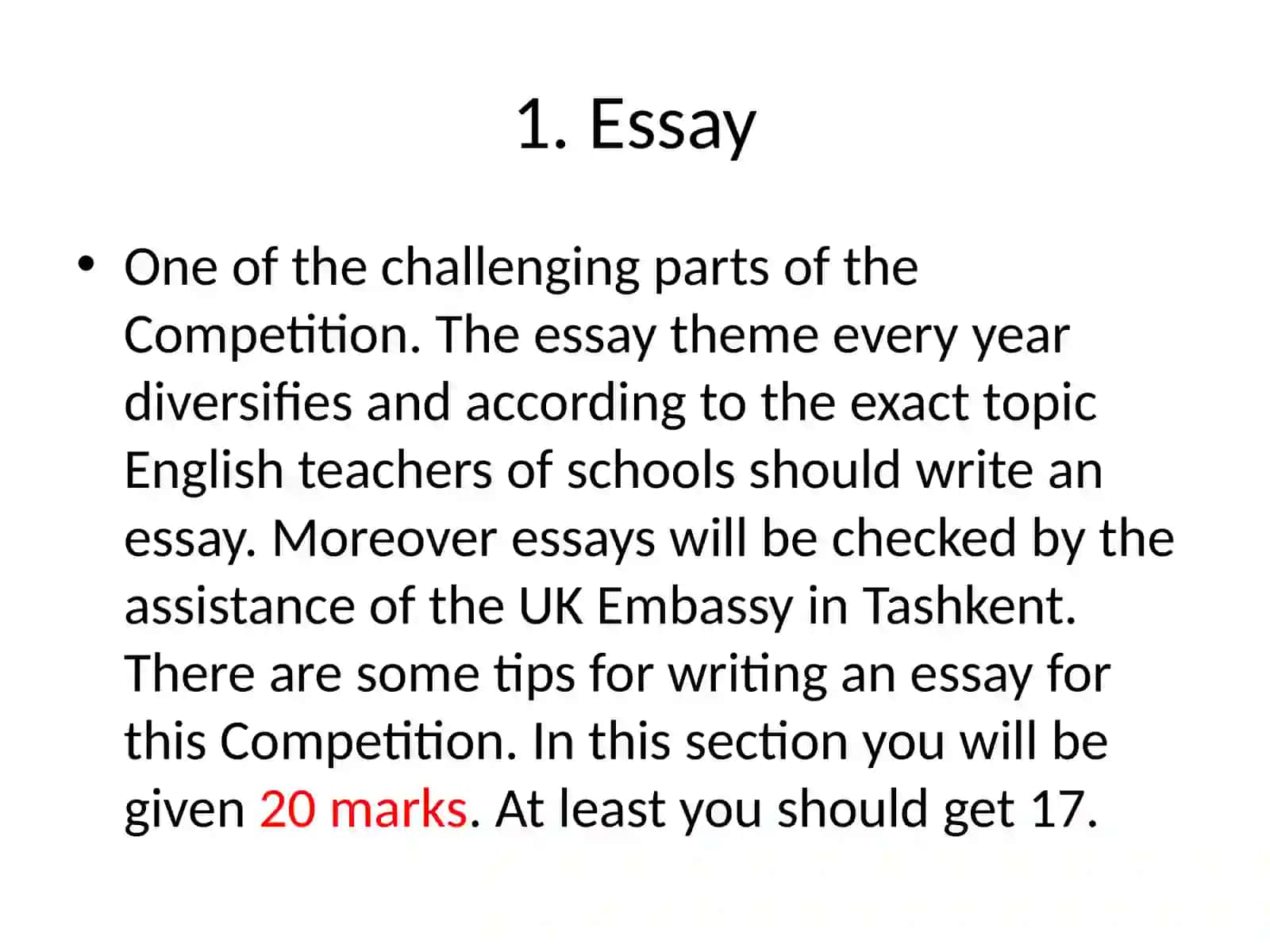 "The Best Teacher of the year" Competition 3