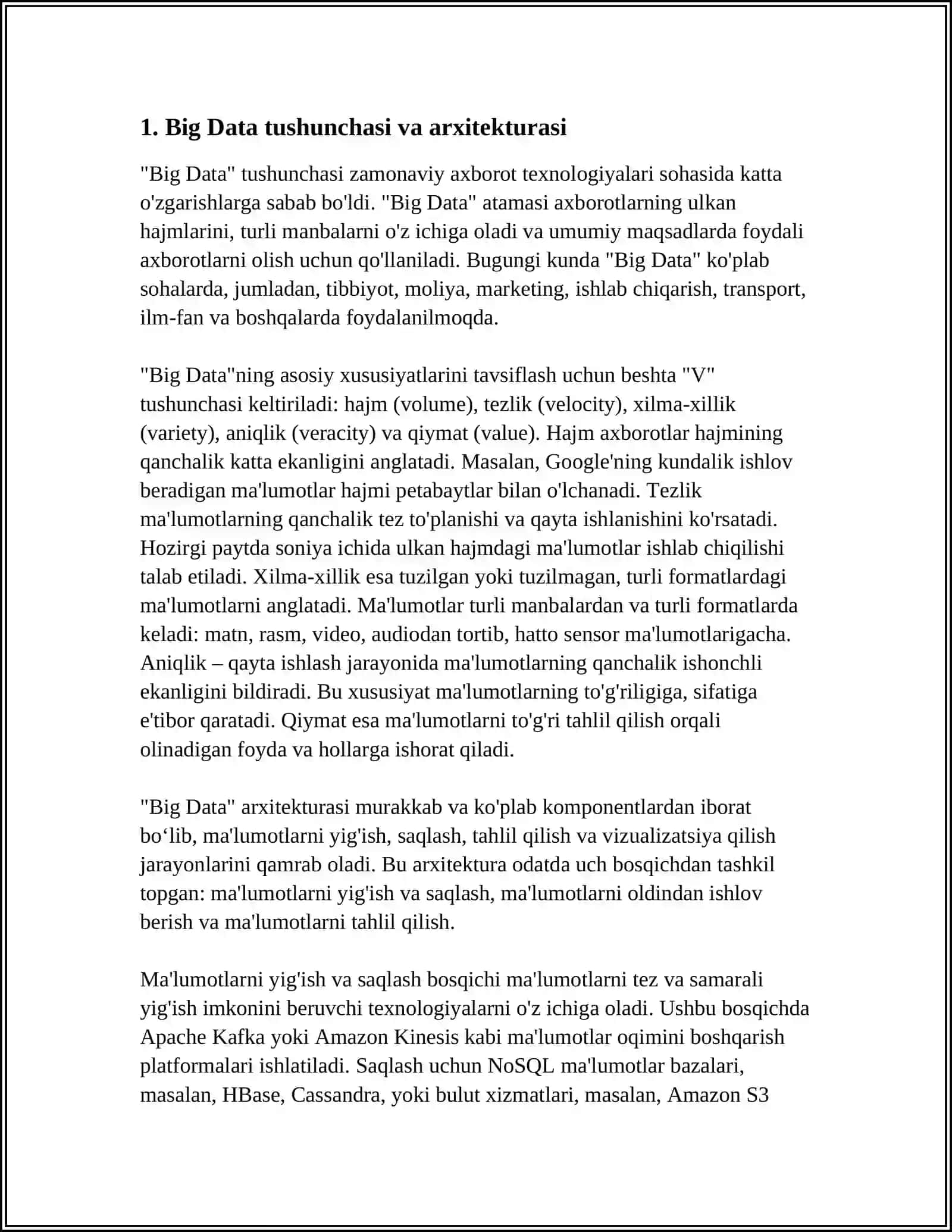 BIG DATA TEXNOLOGIYASI 3