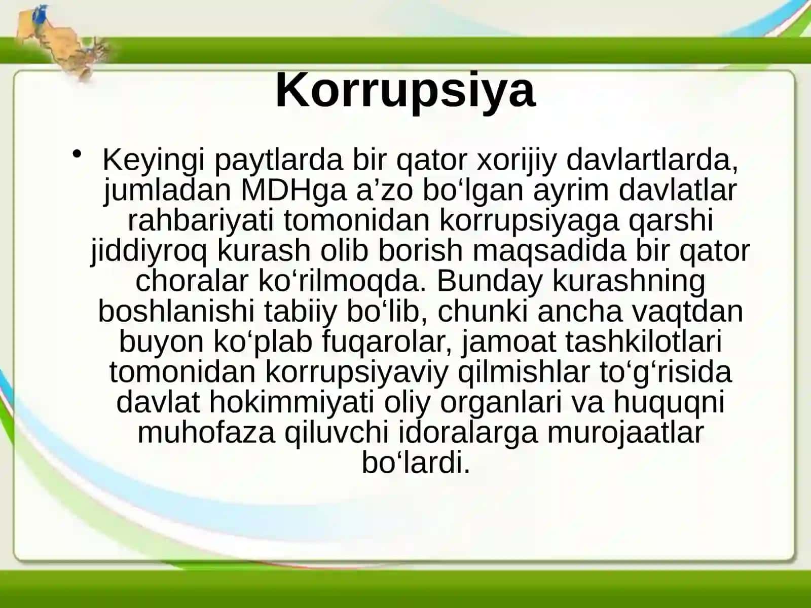 Tibbiyot sohasida akorupsiyaga qarshi kurashning profilaktik chora tadbirlari 3