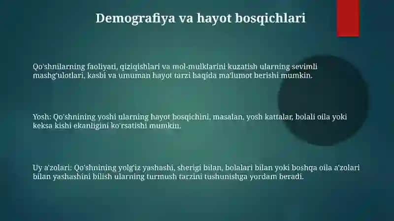 Korishning yosh xususiyatlari 3