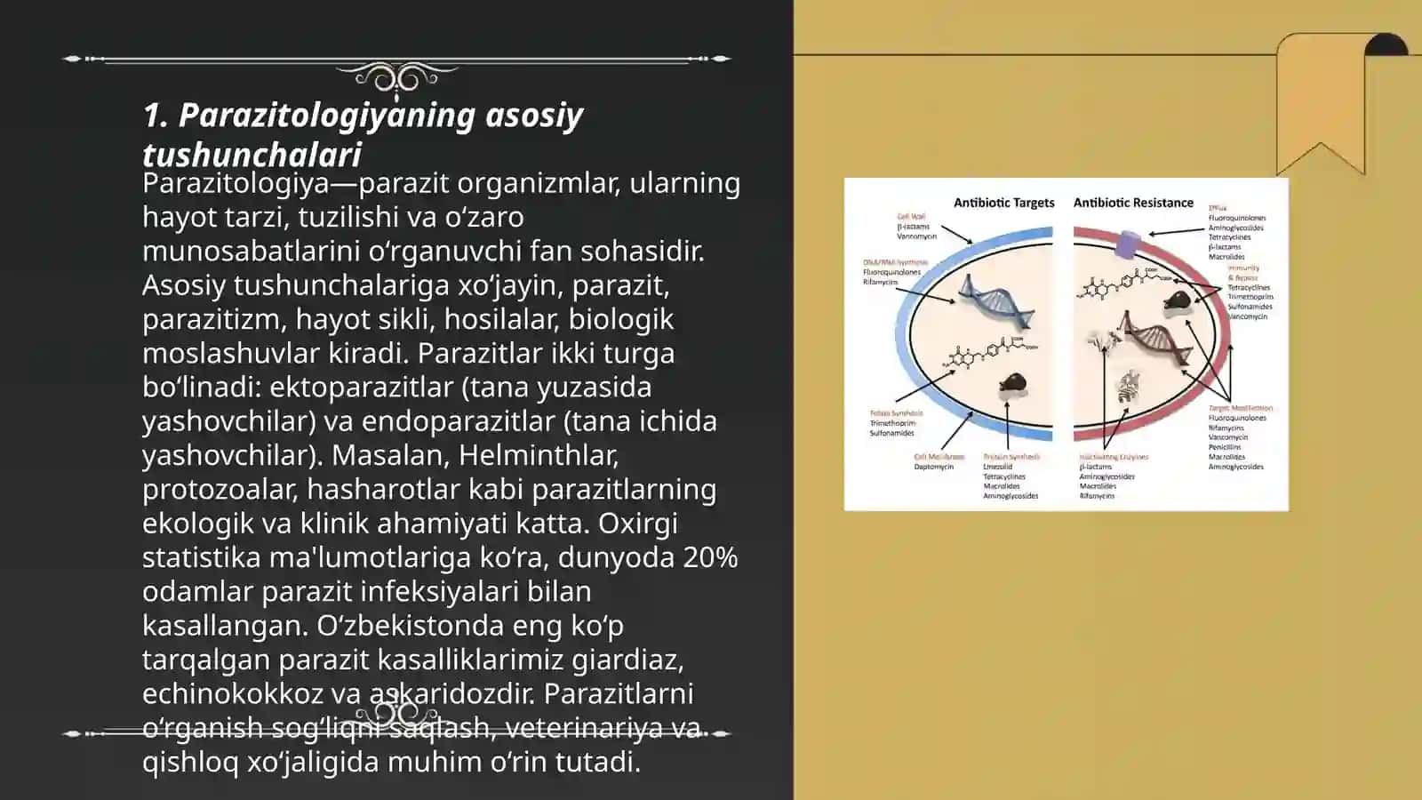 Parazitologiyaning biologik asoslari 3