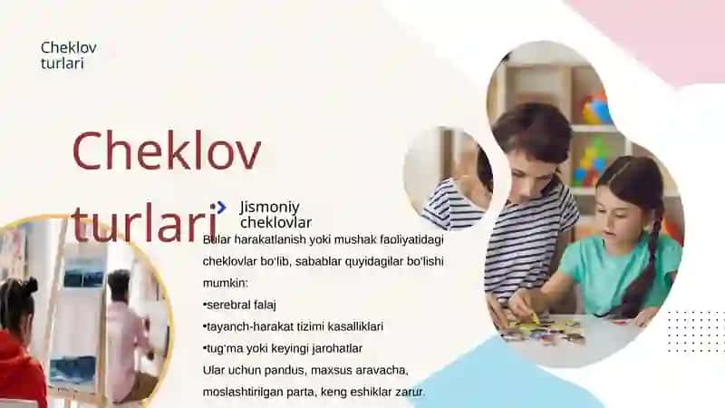 Imkoniyati cheklangan bolalar va ularni inklyuziv ta'limga jalb qilish 3