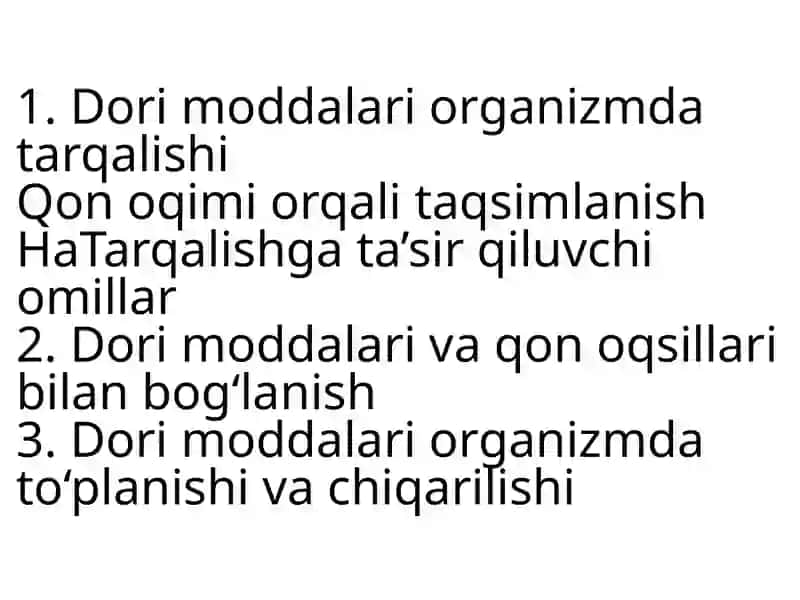 mustaqil ish Farmakologiya fanidan 3