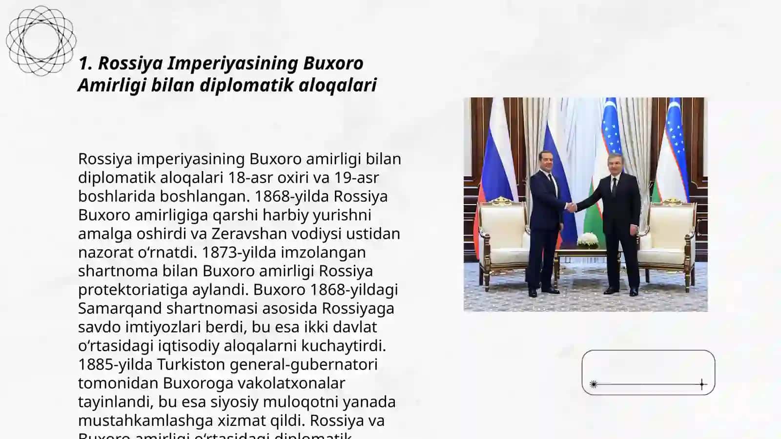 Rossiya Imperiyasining buxorodagi siyosiy agenti va faoliyati 3