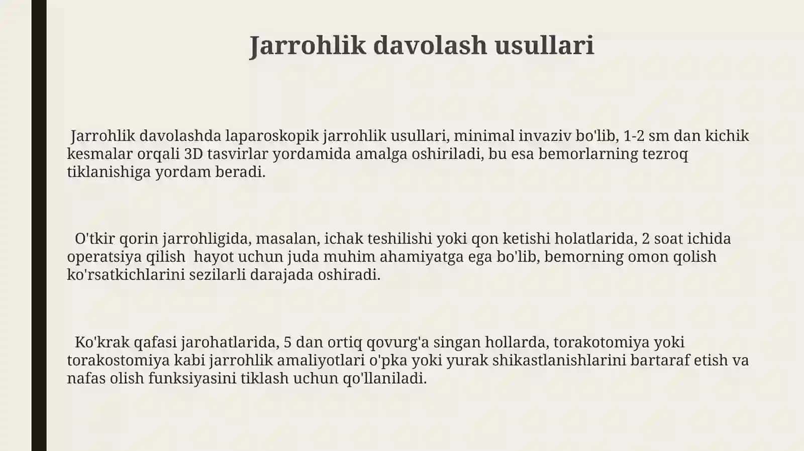 Jarohatlanganlarda ichki a'zolarkasalliklarini davolash 3
