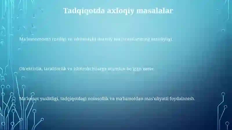 Tadqiqot metodologiyasi va metodikasi 3