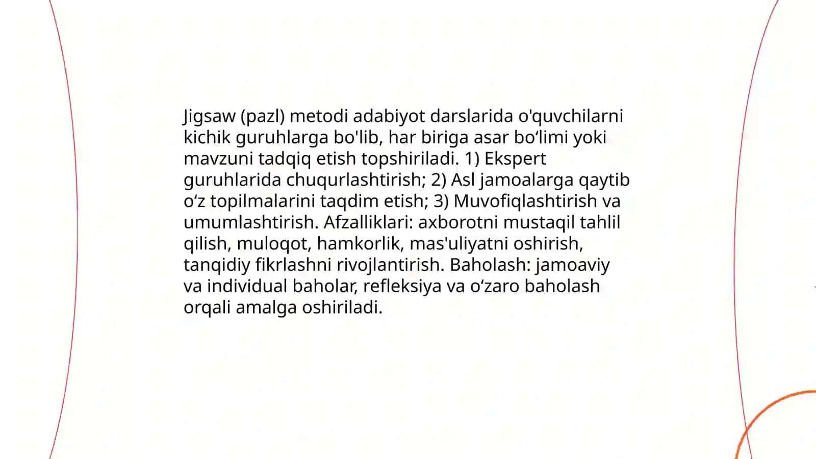 Adabiyot darslarida hamkorlik texnologiyasi 3